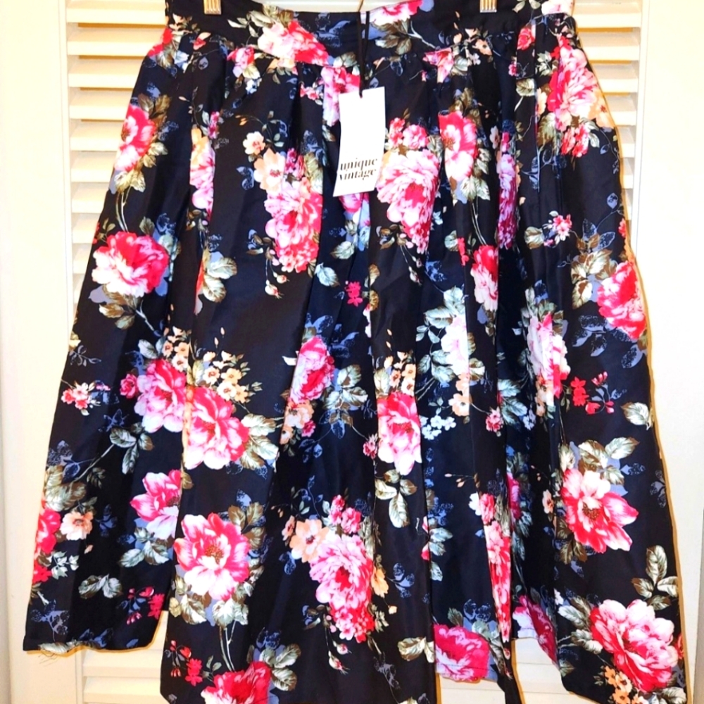 Unique Vintage Swing Rockabilly Skirt
